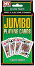 Jumbo Playing Cards - Durable Plastic Coated Deck TY6547