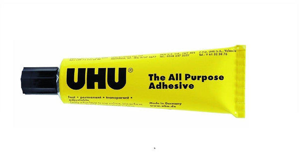UHU All Purpose Glue Adhesive Box 125ml - Strong Bonding