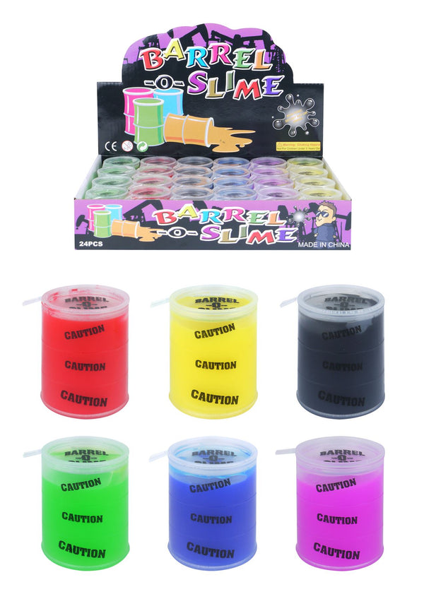 Slime Barrel Toy - Assorted Colours Fun for Kids | N14306