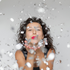 PARTY CANNON CONFETTI SHOOTERS 80CM - SILVER. X38722