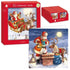 GIFTMAKER SANTA CHRISTMAS GREETINGS CARDS 10/PK. GC803