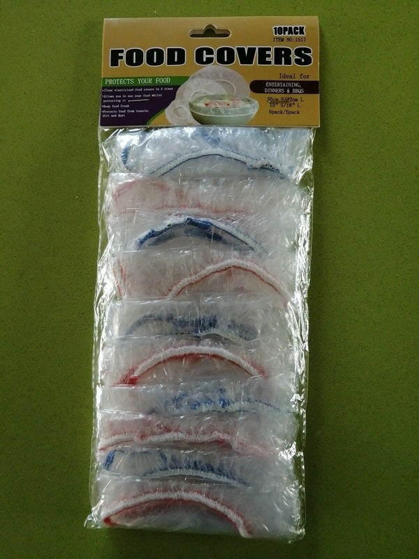 Stretchable Food Covers 10-Pack - Keep Food Fresh with JL5117