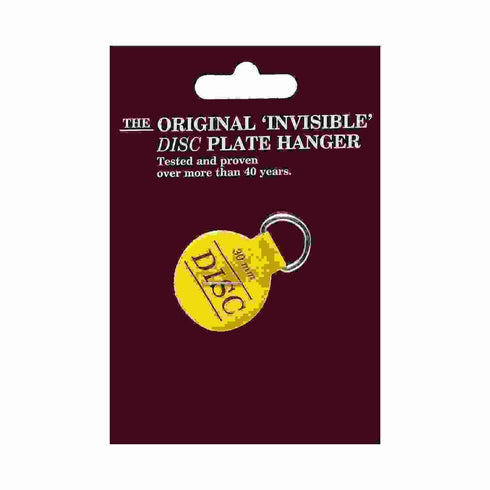 Adhesive Plate Hanger 30mm - Invisible Disc for Secure Hanging