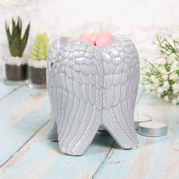 Angel Wing Burner - LEONARDO GREY Ceramic Wax Melt/Oil LP48077