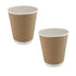 Ripple Wall Cups - Brown Kraft 8oz Hot Drink Cups 10441.08