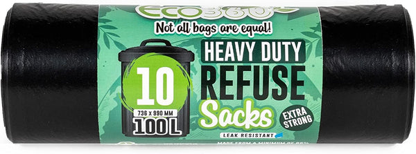 Heavy Duty Refuse Sacks - ECO BAG 100L 10 Pack | EC223