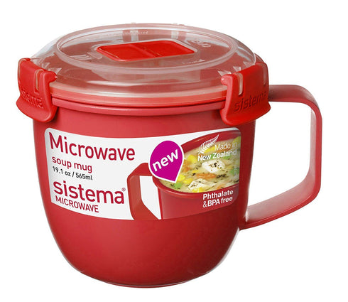 SISTEMA MICROWAVE SOUP MUG SMALL 565ML. 1142