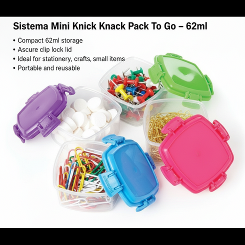 SISTEMA MINI KNICK KNACK PACK TO GO 62ML. 21127