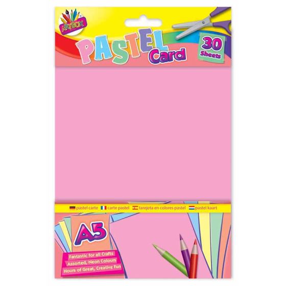Pastel Cardstock A5 - ARTBOX 30 Sheets Pack TA6879