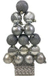 Silver Tree Decorations - 16 Piece Set 8387SILVER