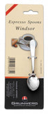 GRUNWERG WINDSOR ESPRESSO SPOONS SET OF 4. 4ESPWDR/C
