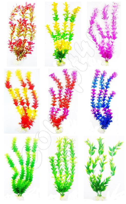 Large Aquarium Plants - Assorted Design Set 2195