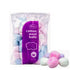 100 PRETTY COLOUR COTTON WOOL BALLS. 53114-010D