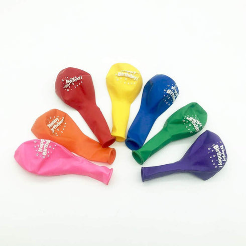 TIME TO PARTY HAPPY BIRTHDAY PARTY BALLOONS 25/PK. OL311360