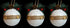 3 LUXURY RUSTIC 9.5 CM BAUBLES. 55121