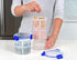 SISTEMA KLIP IT PLUS ROUND FOOD CONTAINER WITH STRAINER 1 LITRE. SIS881380