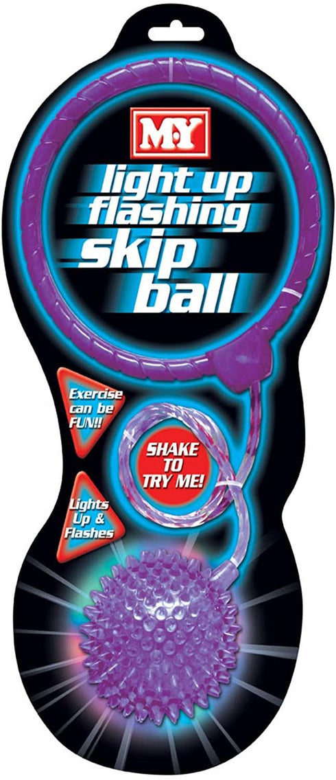 Flashing Ankle Skip Ball - Light Up Skipping Fun for Kids | TY3576