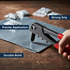 RIVET GUN WITH 60 RIVETS. B3400