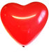 100 RED HEART BALLOONS. H10058