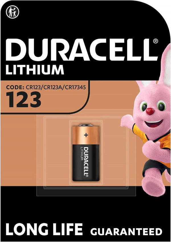 CR123 Lithium Battery - DURACELL 3V High Performance S328