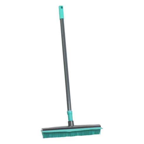 Extendable Rubber Broom with Squeegee - JVL 20-060GY