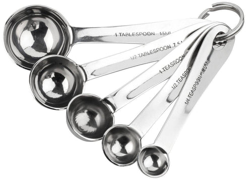 Stainless Steel Measuring Spoons - TALA 5 Piece Set 10A10550