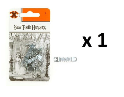 Saw Tooth Hangers - SHAW X Zinc Plated 5 Pack FS12868