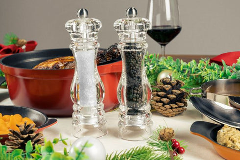 Acrylic Pepper Grinder - G-MILL CLEAR 17CM PM-6620