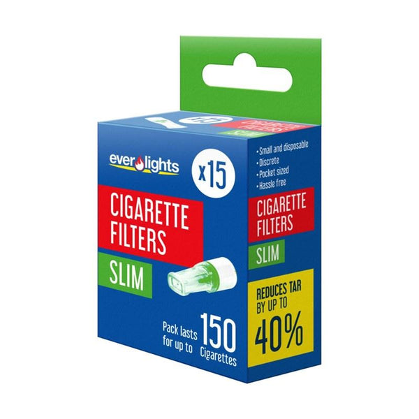 EVERLIGHTS SLIM CIGARETTE FILTERS 15/PK. OL323177
