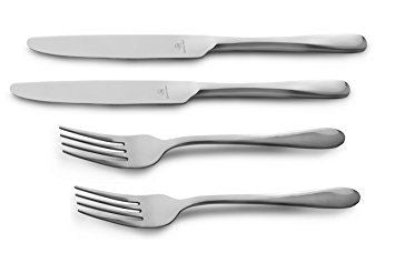 Windsor Cutlery Set - 2 Knives & 2 Forks for Elegant Dining