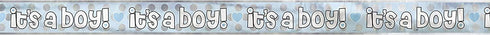 Boy Baby Shower Banner - Celebrate with 12ft Foil Party Decor