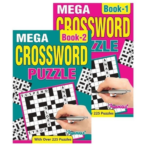 A5 MEGA CROSSWORD BOOK WITH OVER 160 PUZZLES. P2593