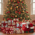 GIFTMAKER CHRISTMAS SANTA & FRIENDS CUTE GIFT WRAP ROLL 69CM X 4M. XAPGW106