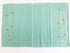AQUA RIBBED COTTON TABLE PLACEMATS MAT WITH CANDY SPOT. SW1660