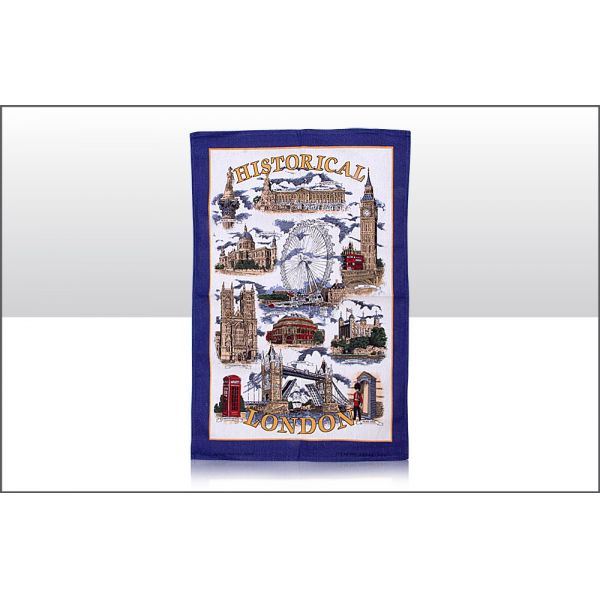 London Souvenir Tea Towel - Authentic EL56544 Design