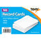 TIGER WHITE RULED RECORD CARDS 6 INCH X 4 INCH 100/PK. T302103