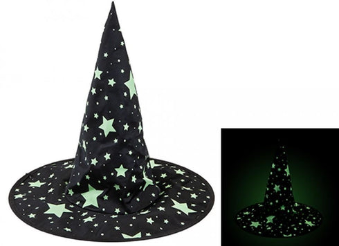 HAUNTED HOUSE GLOW IN THE DARK WITCH HAT. PI972017