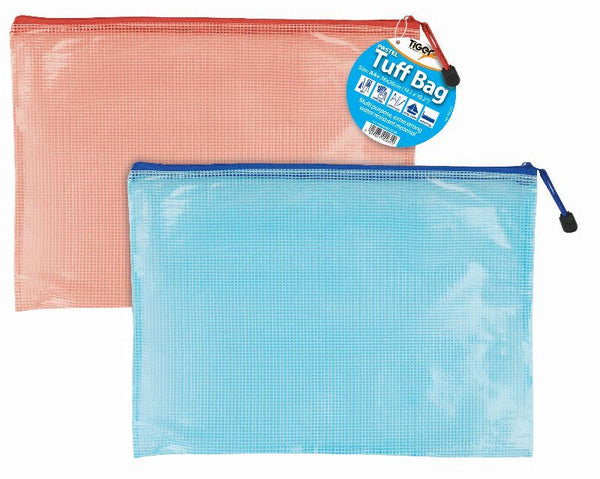 Coloured Tuff Bags - Durable A4 Storage in Pastel Shades