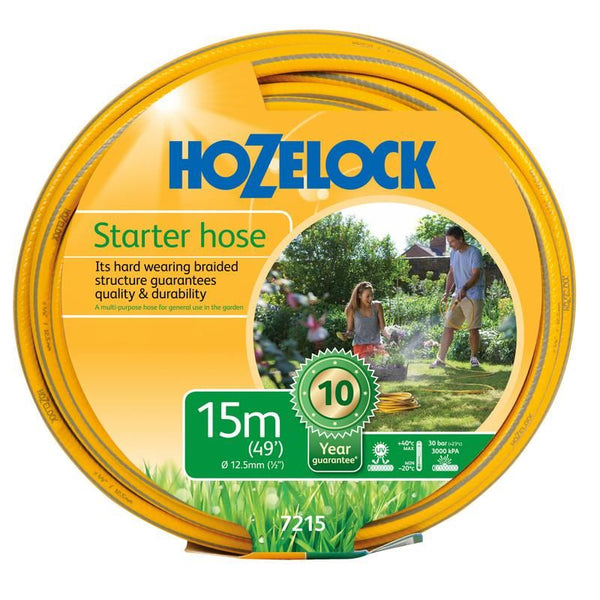 Hozelock Hose Pipe 15m - Durable & Flexible Watering Solution