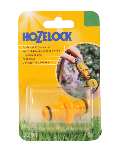 Hozelock Hose Connector 2291P9000 - Durable Double Male Adapter