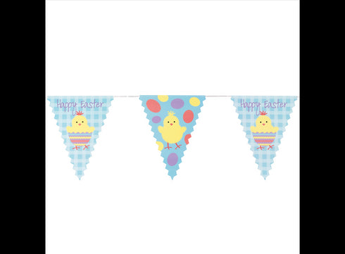 EASTER CHICK PAPER BUNTING 3.5 METERS. 596058