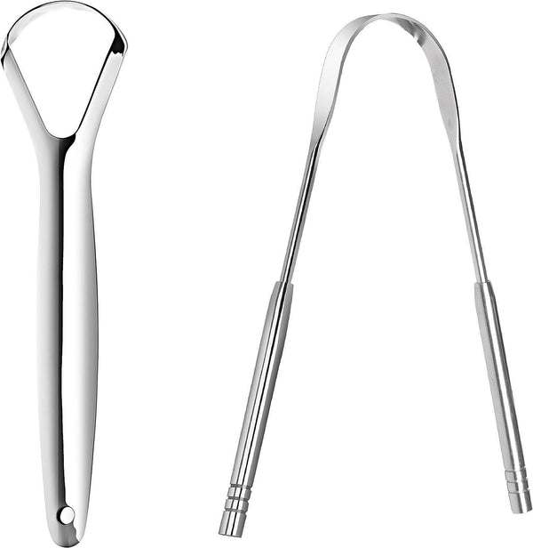 2 PCS SET STAINLESS STEEL TONGUE TONGE CLEANER SCRAPER. DGI5305