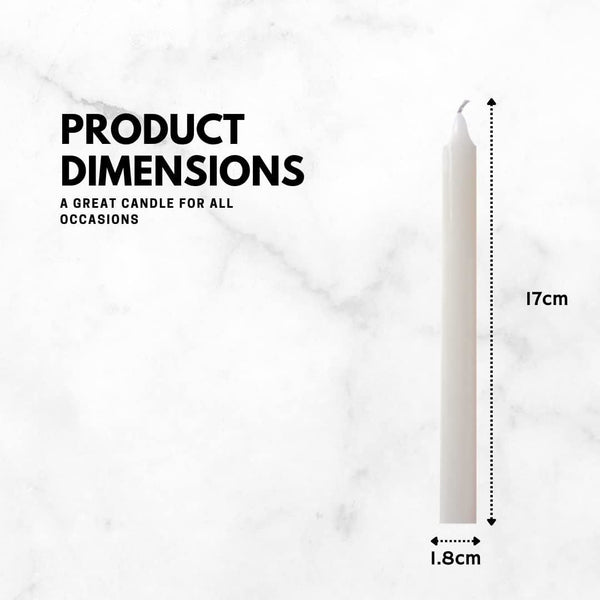 PRICES PATENT CANDLES HOUSEHOLD CANDLES WHITE 10/PK. HC106028