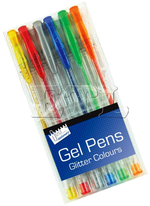 Glitter Gel Pens - TALLON 6 Pack Colour P2677 T1223