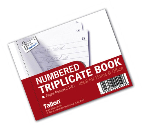 Triplicate Book Half Size - TA4019 | TALLON