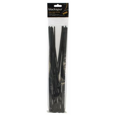 Cable Tie Set - BLACKSPUR 30PC, 15 Inch x 4.8mm - CH109