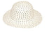 GO GLAM BONNET WITH SILVER THREAD WHITE. DP06288WHITE