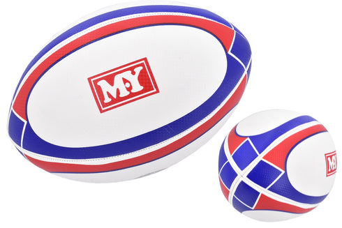 M.Y INFLATABLE RUGBY BALL SIZE 5. TY6352