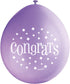 Congratulations Balloons - Multicolour Latex 10 Pack | UNI56061