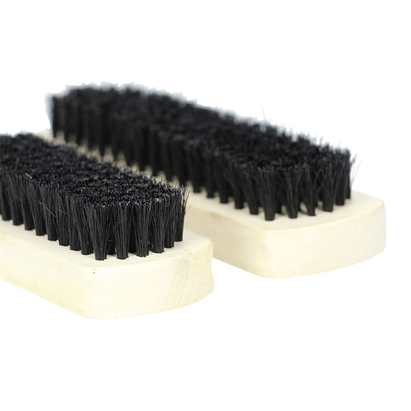 Wooden Shoe Brushes - ELLIOTTS BLACK 2/PK 10F30115
